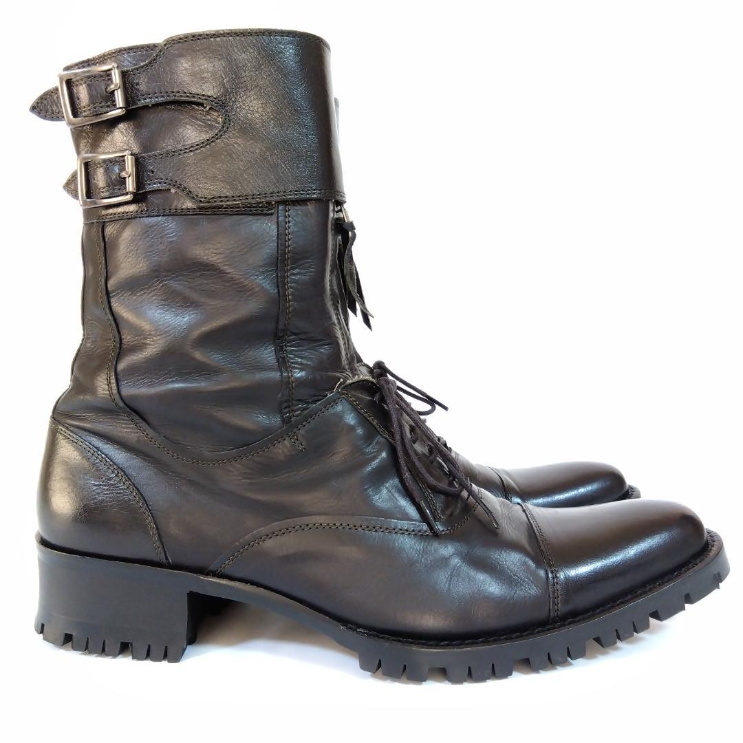 alfredoBANNISTER ブーツ バックル ジップ 26～27cm