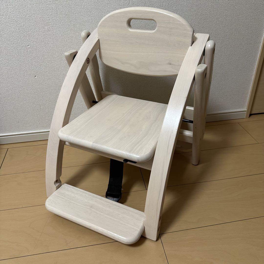 大和屋 ヤマトヤ アーチローチェアⅢ ホワイトウォッシュ 子供