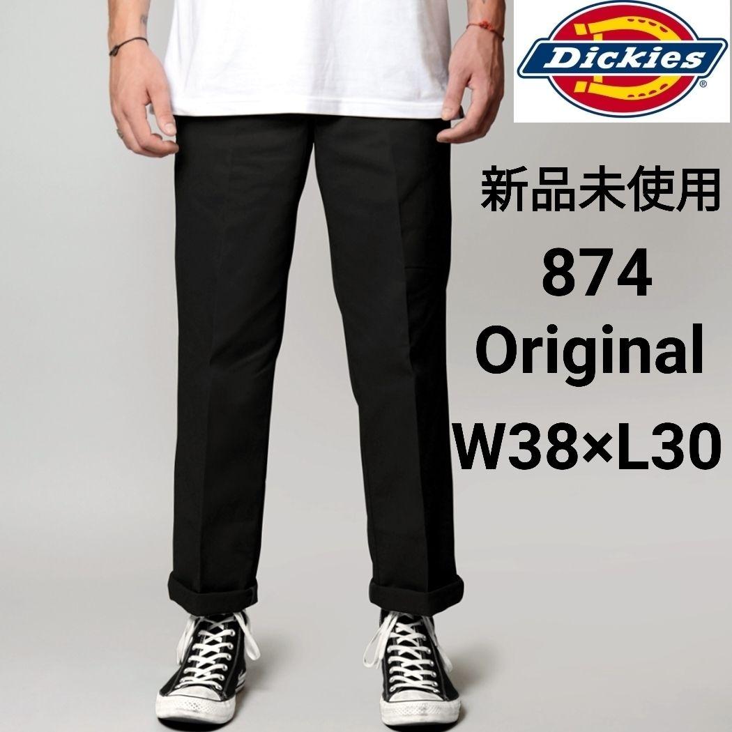 新品未使用 ディッキーズ 874 ワークパンツ W38×L30 ブラック BK