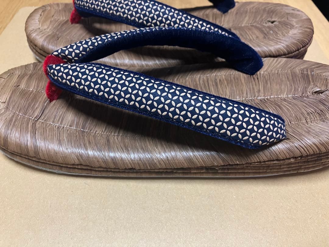 畳表　草履　5段重ね