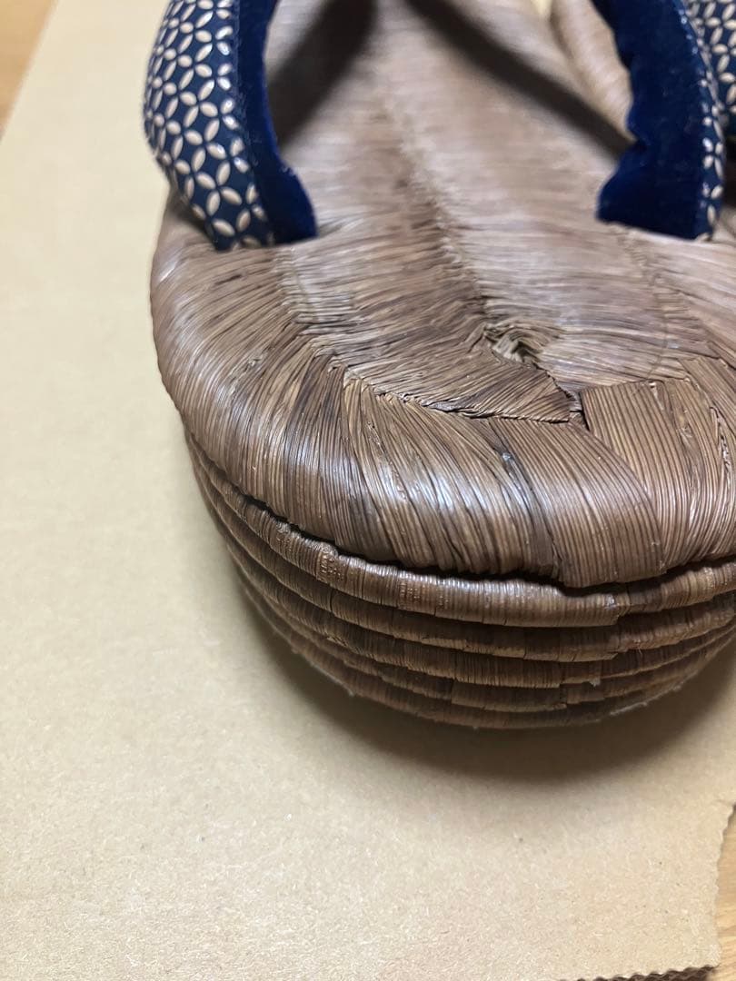 畳表　草履　5段重ね