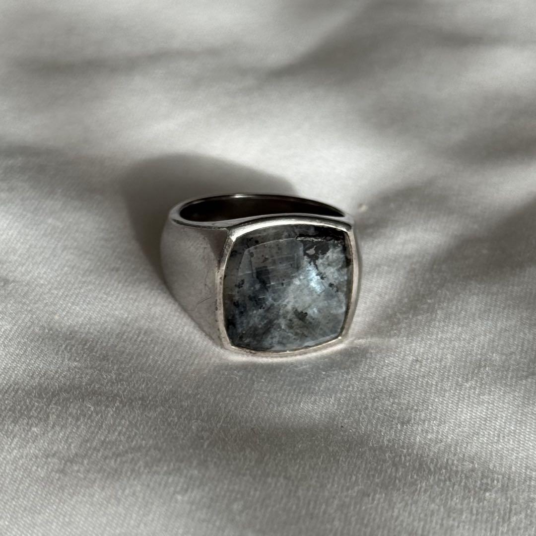 TOMWOOD Kay Ring Larvikite 50号(10号)