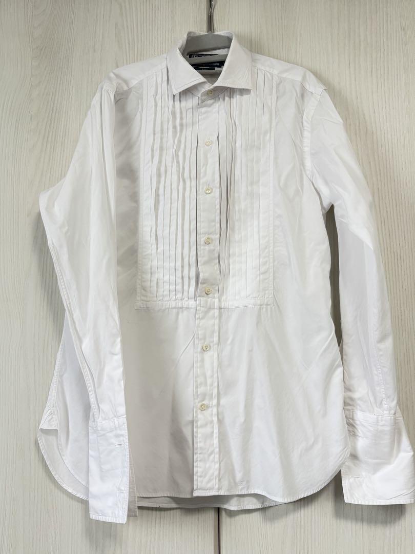 ポロラルフローレン　ドレスシャツ　カフス　美品　 RALPHLAUREN