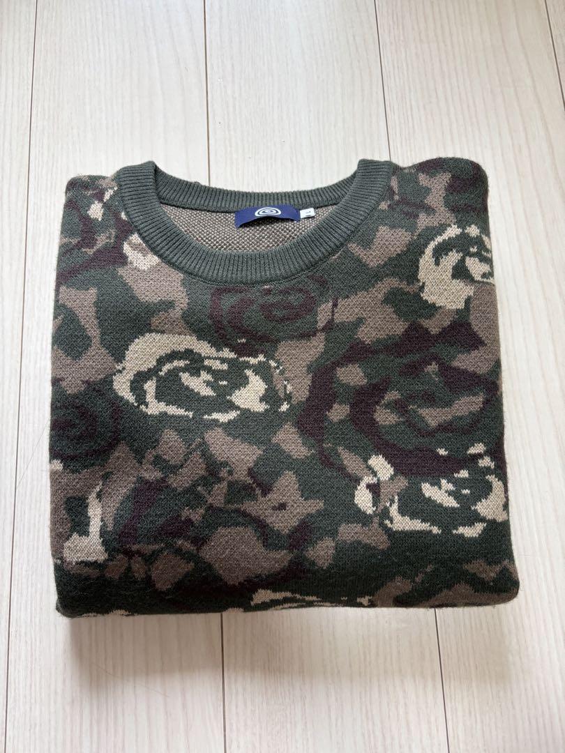 トップス Camo Jacquard Sweater sol soonerorlater
