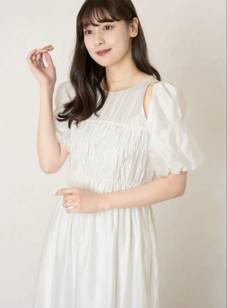 ワンピース herlipto Venus Cut-Out Ruched Dress