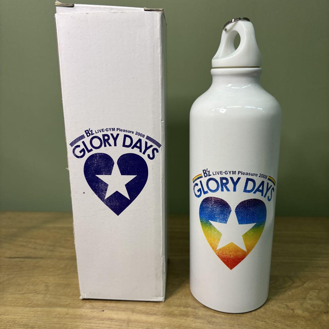 B'z【ミスプリ】2008 GLORY DAYS ボトル 未使用　貴重 B'z ライブグッズ アルミボトル GLORY DAYS 水筒 - メルカリ