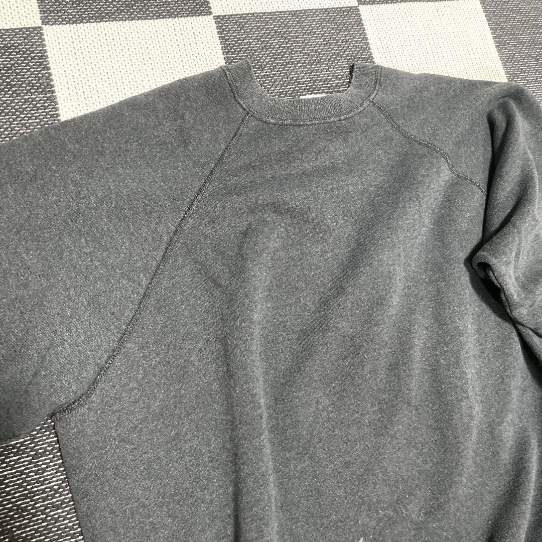 90s usa製　無地　tultex タルテックス　フェード　グレー　ブランク