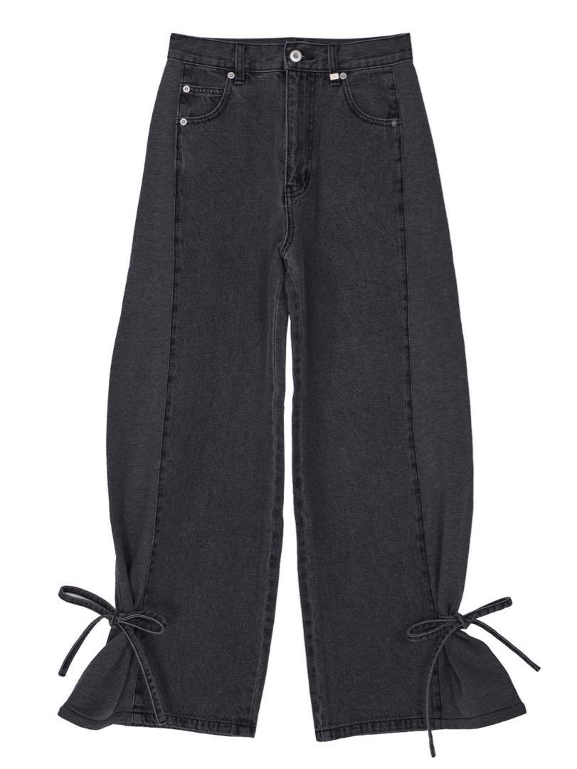 Ameri SIDE SWITCH 2WAY RIBBON DENIM パンツ