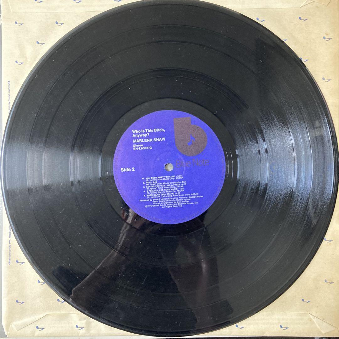 US盤 Marlena Shaw Who Is This Bitch レコード