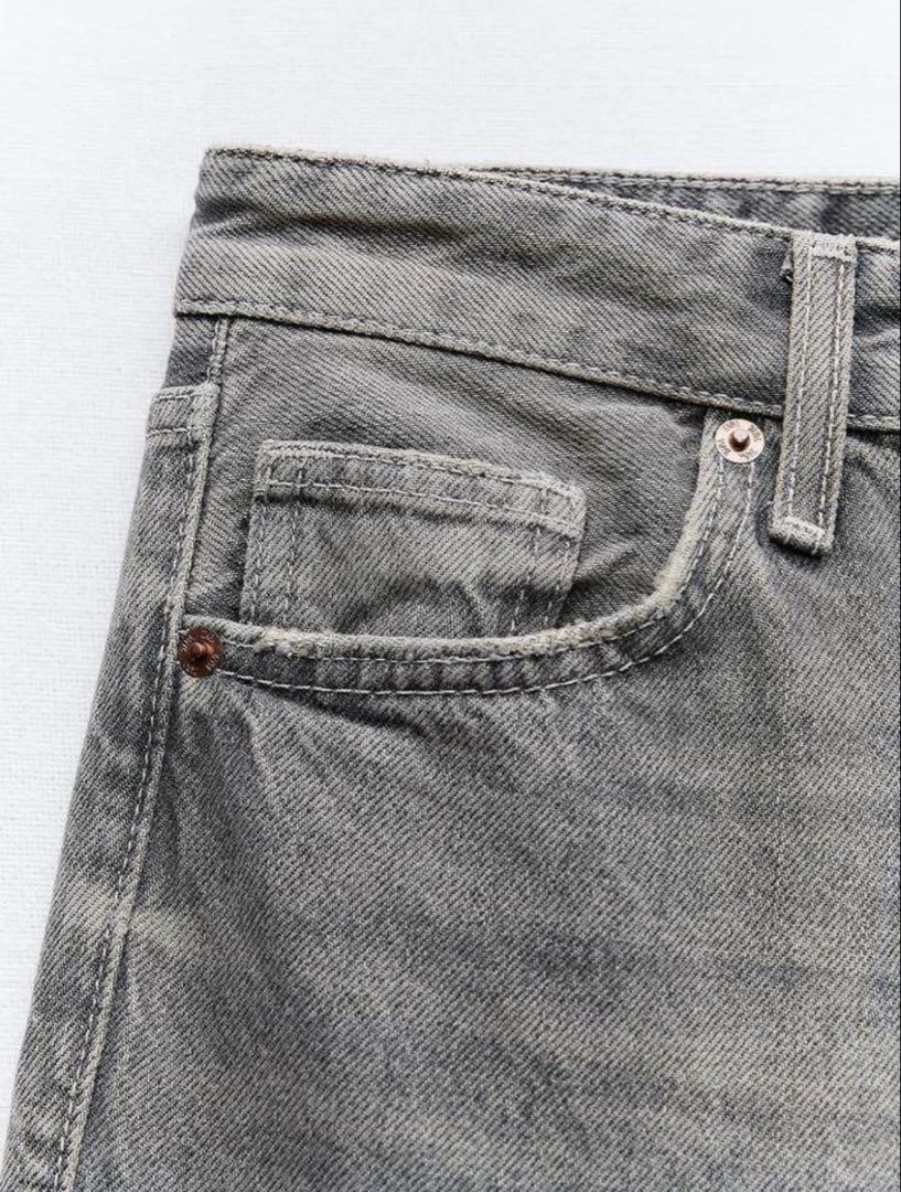 【神シルエット】ZARA 24ss ブーツカット デニム 36サイズ 新品 神シルエット】ZARA 24ss ブーツカット デニム 36サイズ 新品