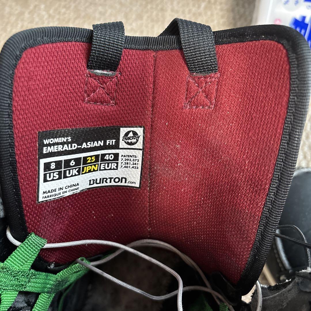 BurtonエメラルドAsian FIT 25cm