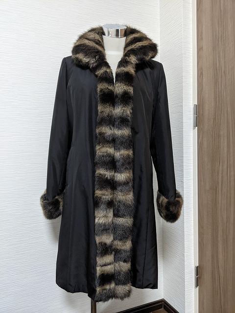 爆買い人気SALE A463 ファーライナー ロングコート リアルファー 650vM-m48837552522 ロシアリス シルク 毛皮 新作SALE