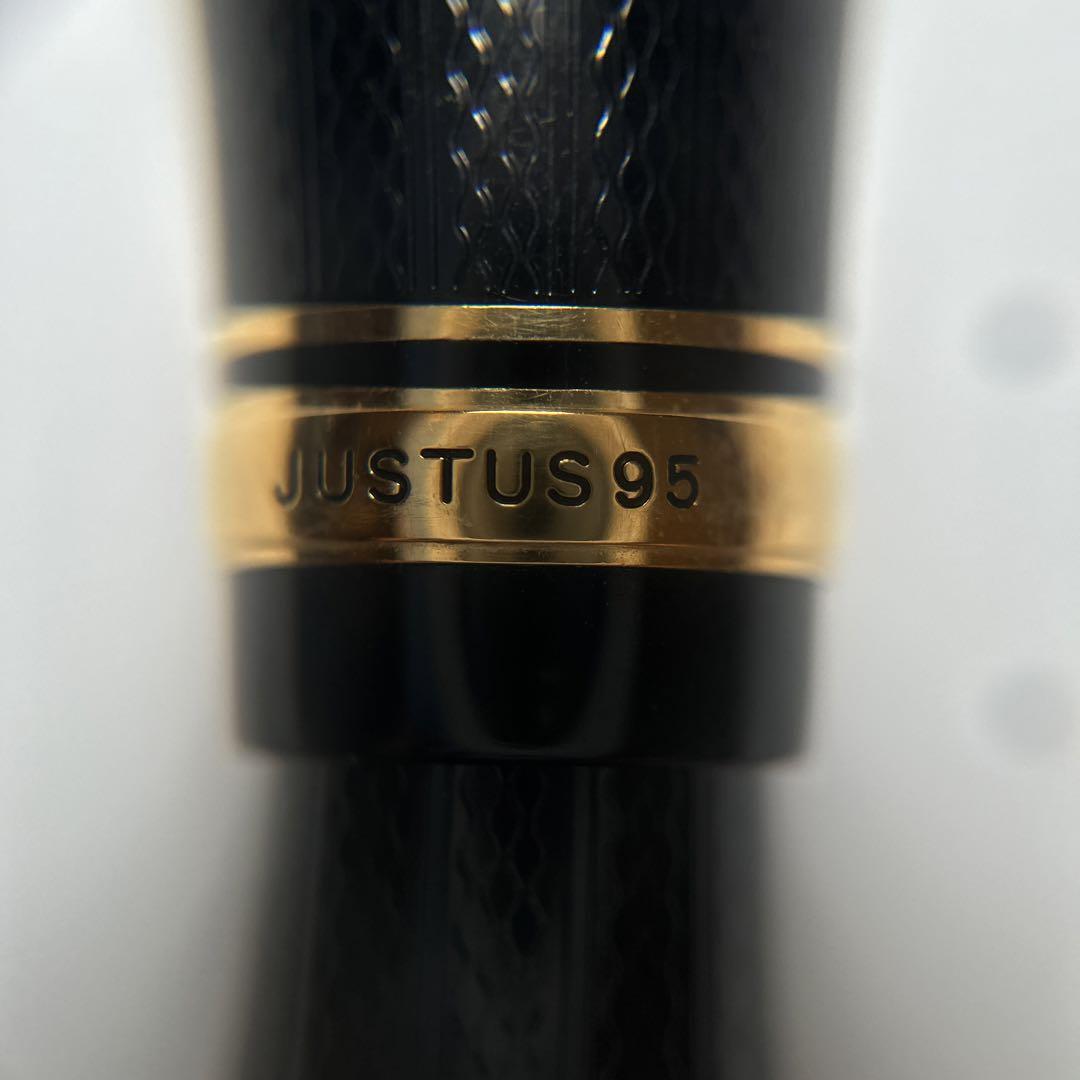 パイロット ジャスタス95 ネットブラック 細字 F