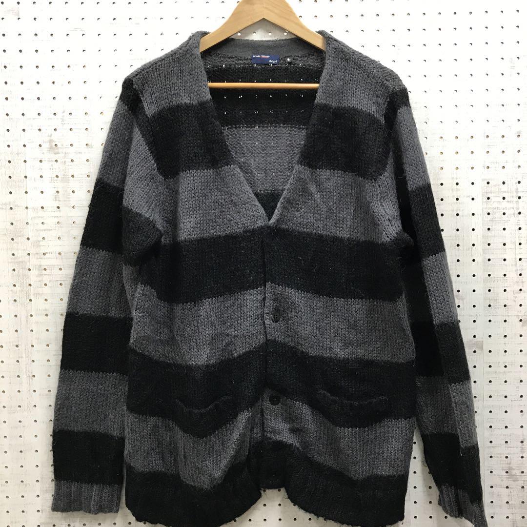 Knit Wear dept ネオグランジ モヘア ボーダーニット Knit Wear dept ネオグランジ モヘア ボーダーニット