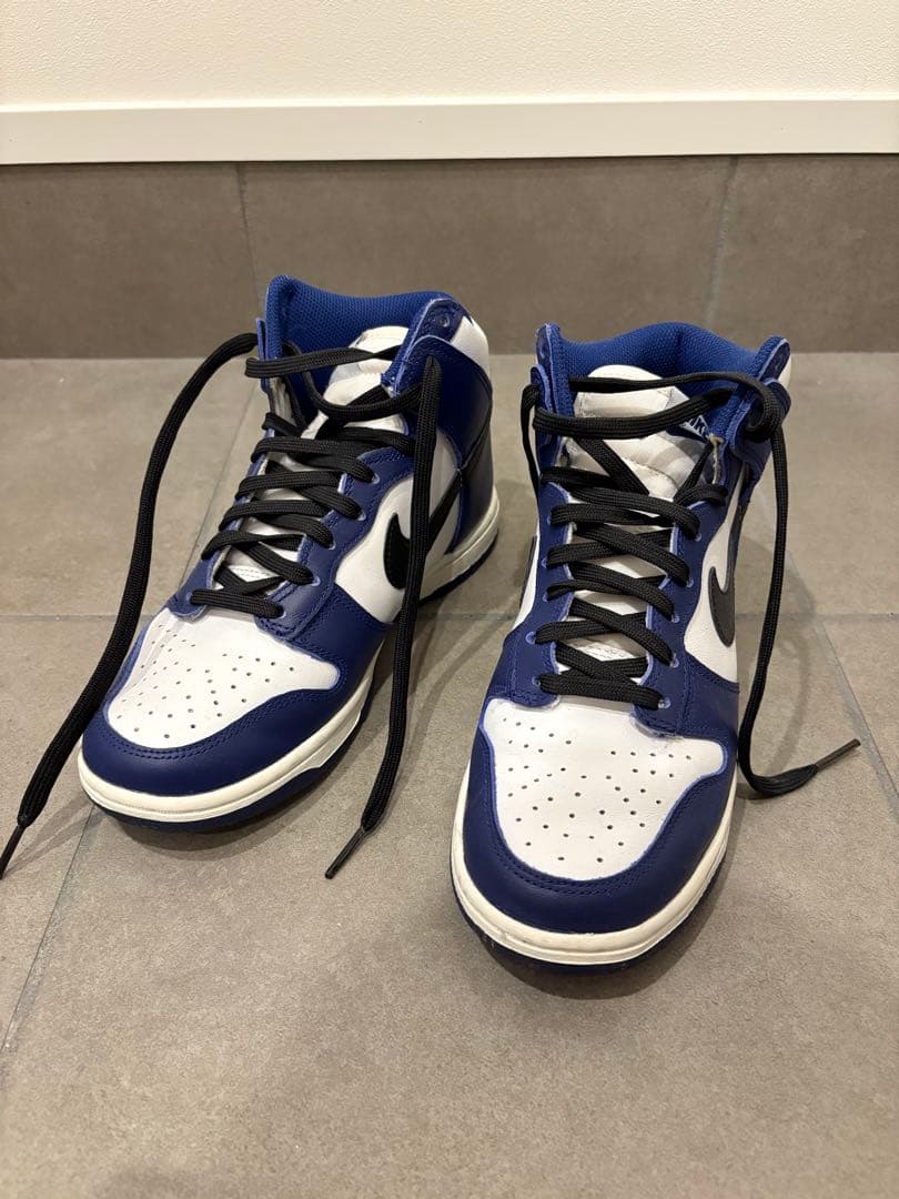 Nike ハイカットスニーカー 青/白靴