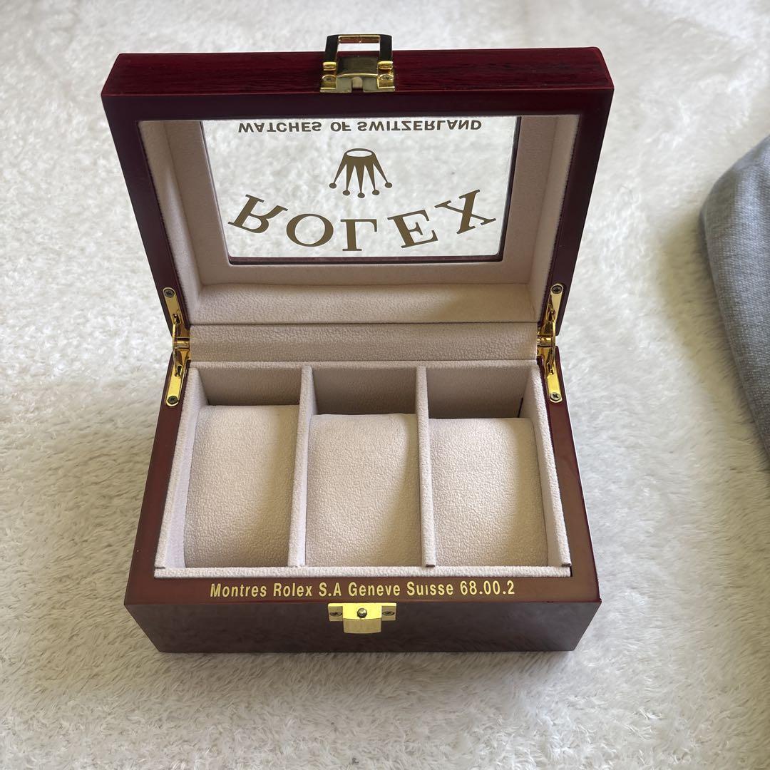 ROLEX 時計収納ボックス ダークウッド