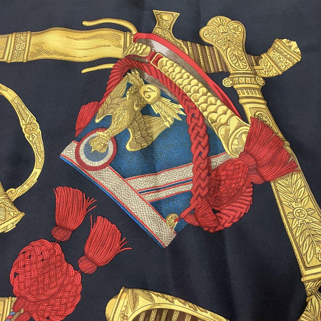 美品 HERMES カレ90 GRAND UNIFORM タグ有り 画像5