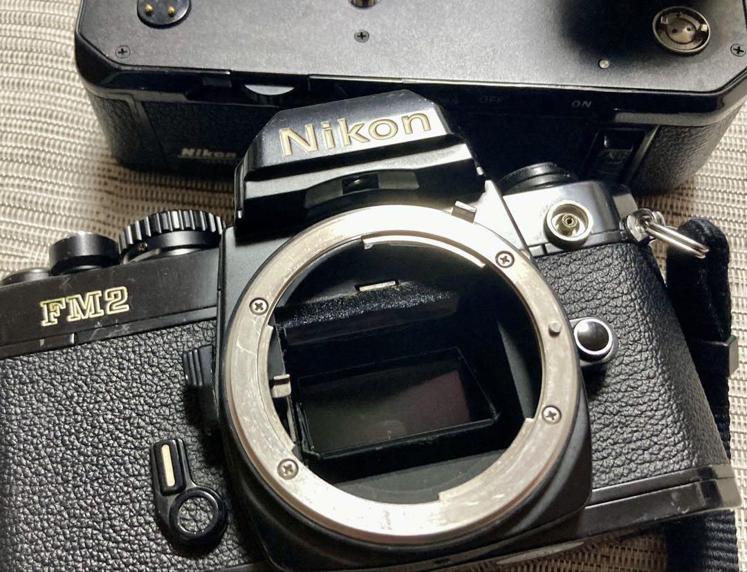 ニコン /nikon FM2 /ブラック/MD-12 /フィルムカメラ/ レトロ