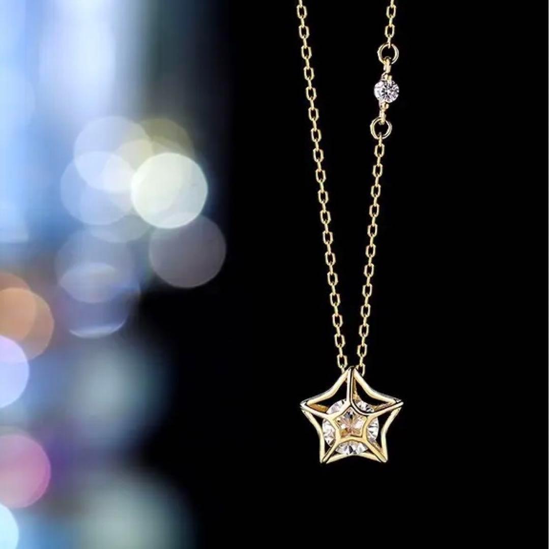 058Nh【高品質】超綺麗　ダイヤ　ネックレス　CZ　ゴールド　K18コート awardsandwinners.com