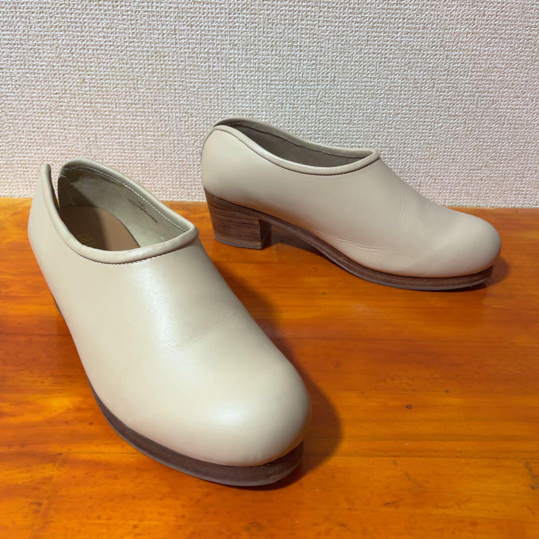 ❀美品 hcubuch フーブ きなり色 はまぐり サボ 24cm 38