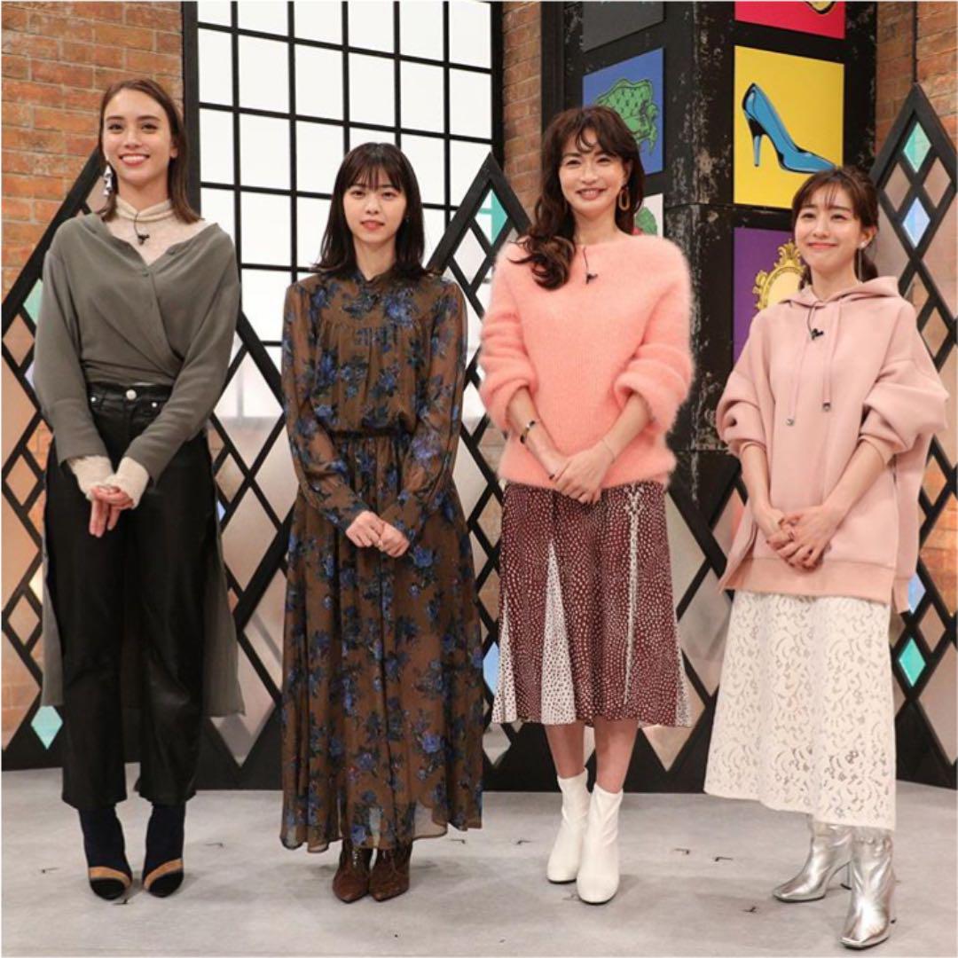 田中みな実さん着用!anana ピンクパーカー 田中みな実さん着用!anana ピンクパーカー