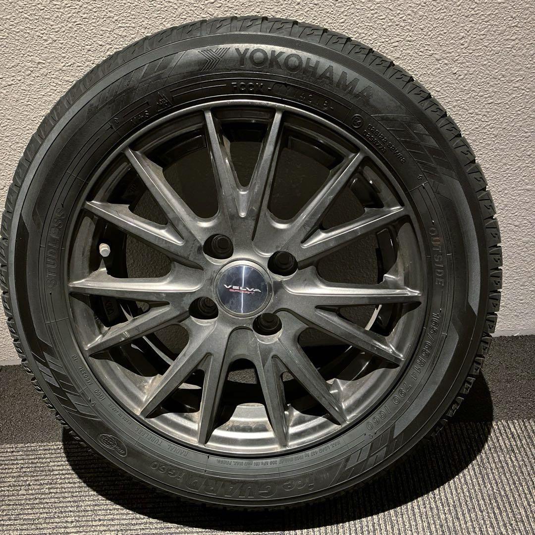 トヨタ ルーミー  スタッドレスタイヤ ホイール 4本セット　165/65R14