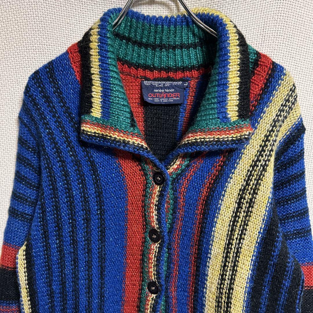 超希少 reneetener 80´s デザイン モヘア ニットジャケット