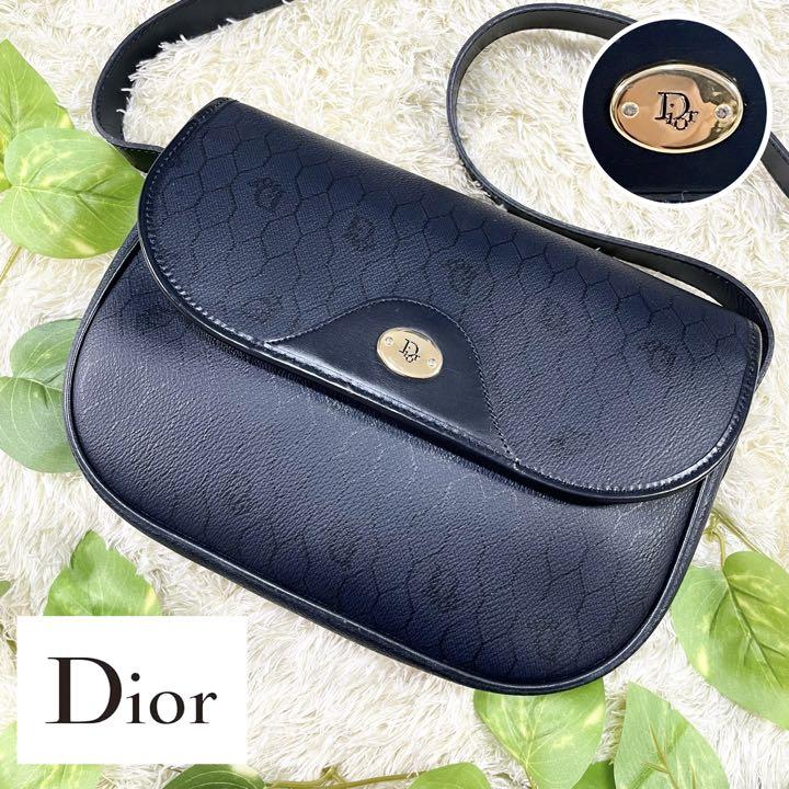 ブランドリ 美品・希少✨ ディオール ショルダーバッグ ハニカム 専門に取り扱う店 【美品】Dior ハニカム ゴールド金具 pvc レザー ショルダーバッグ ショルダーバッグ
