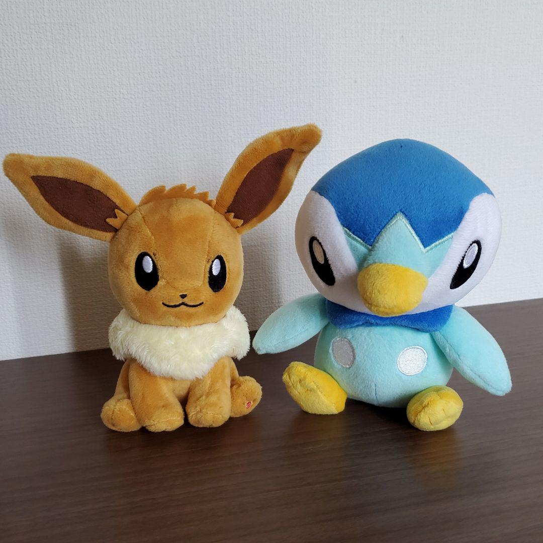 ポケモン ぬいぐるみ 2個 イーブイ ポケモンセンター ポッチャマ トップ 2個