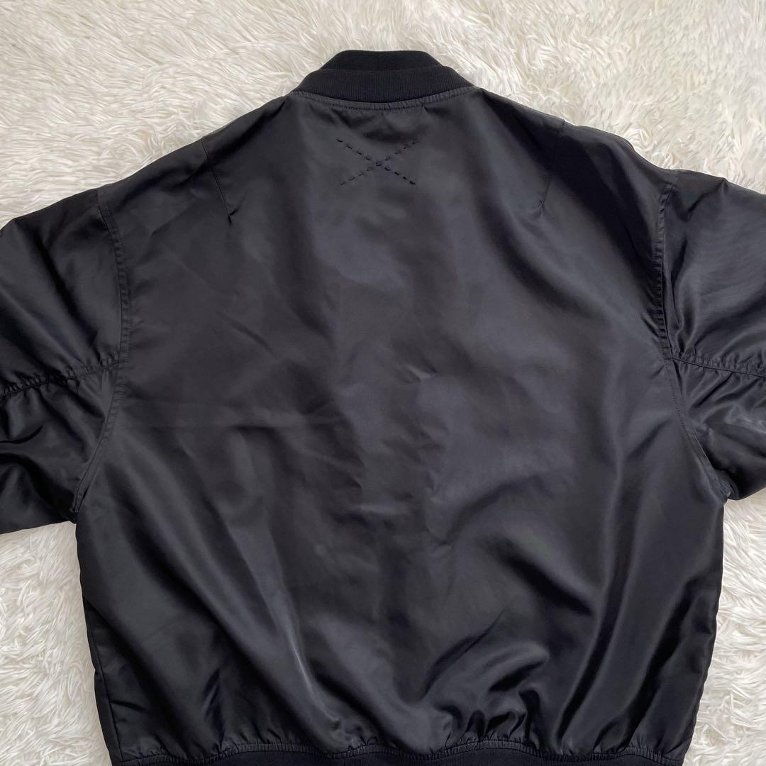 【極美品】SUPERTHANKS ボンバージャケット MA-1 黒 XL相当