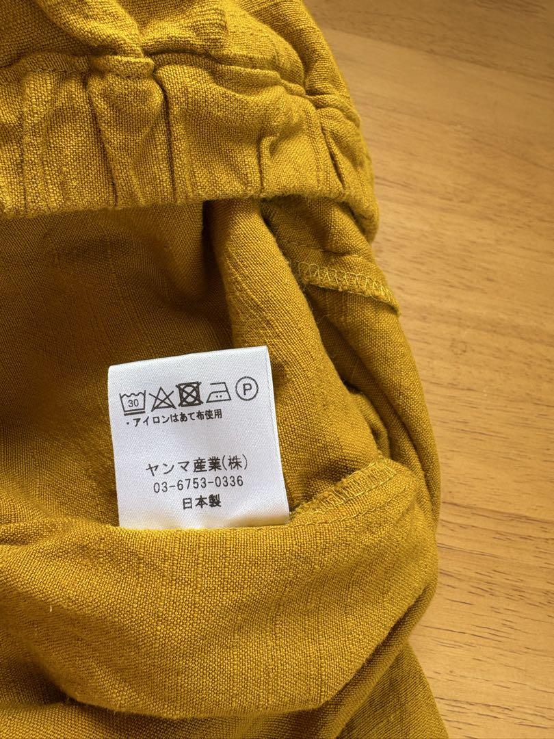 ヤンマ産業　木綿100％パンツ（からし色）
