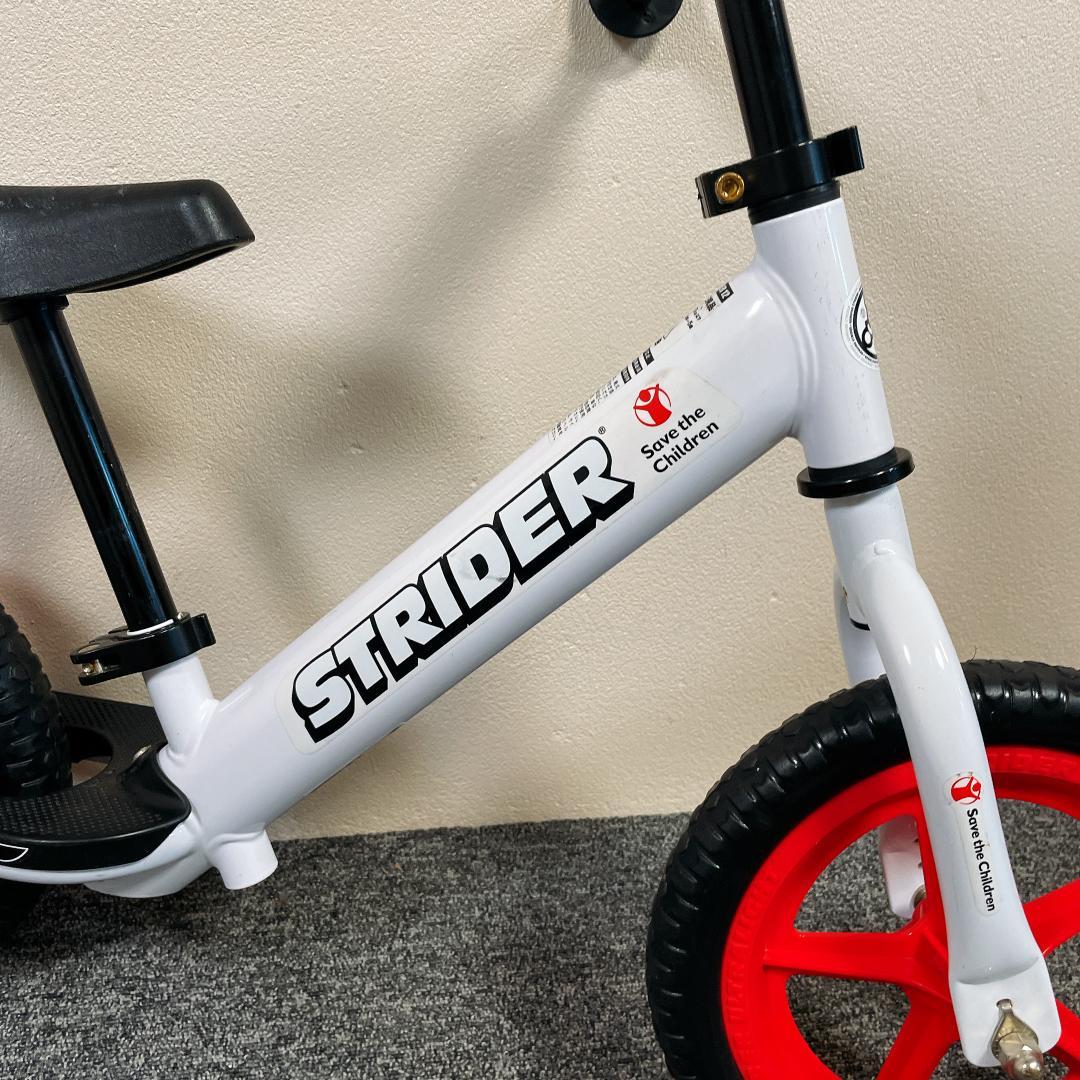 【良品】STRIDER 12 限定カラー 日本正規品　ホワイト　レッド Amazon.co.jp: ストライダー スポーツモデル (STRIDER Sport) 12