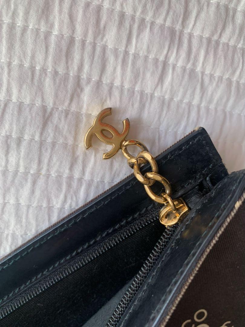 CHANEL シャネル COCO ロゴ クラッチ ポーチ