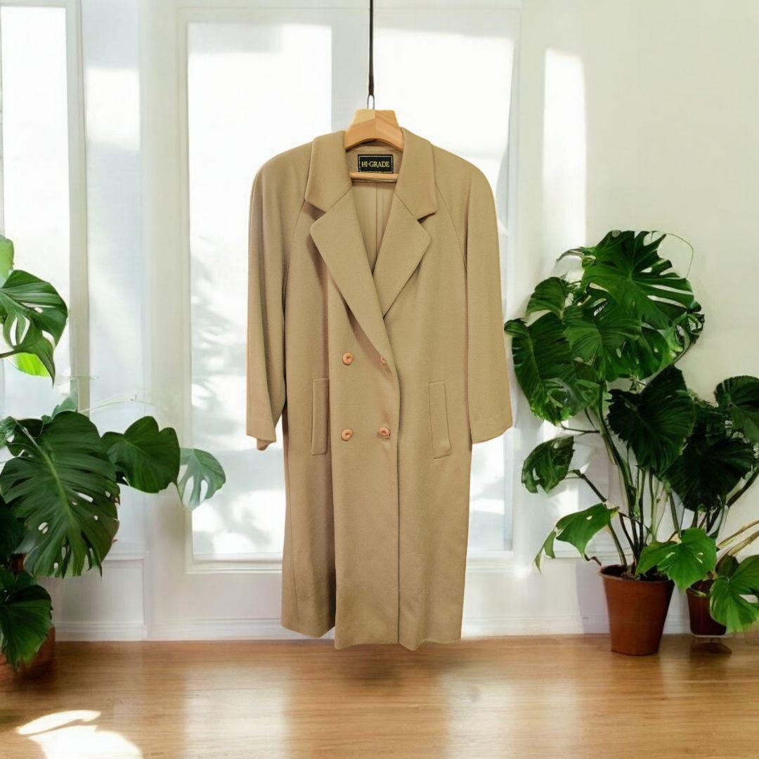ロングコート カシミヤ100% ベージュ