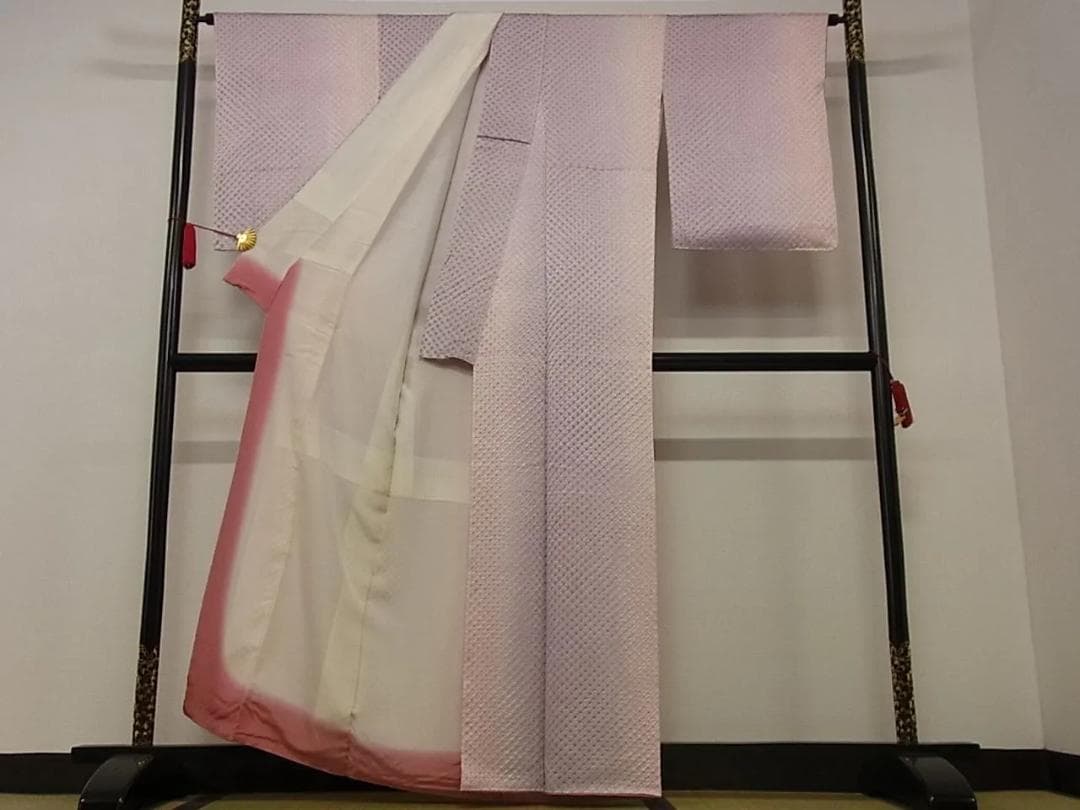 小紋 絞り 間道 未使用 mop425 \半額SALE/ www.solariscpu.com.br