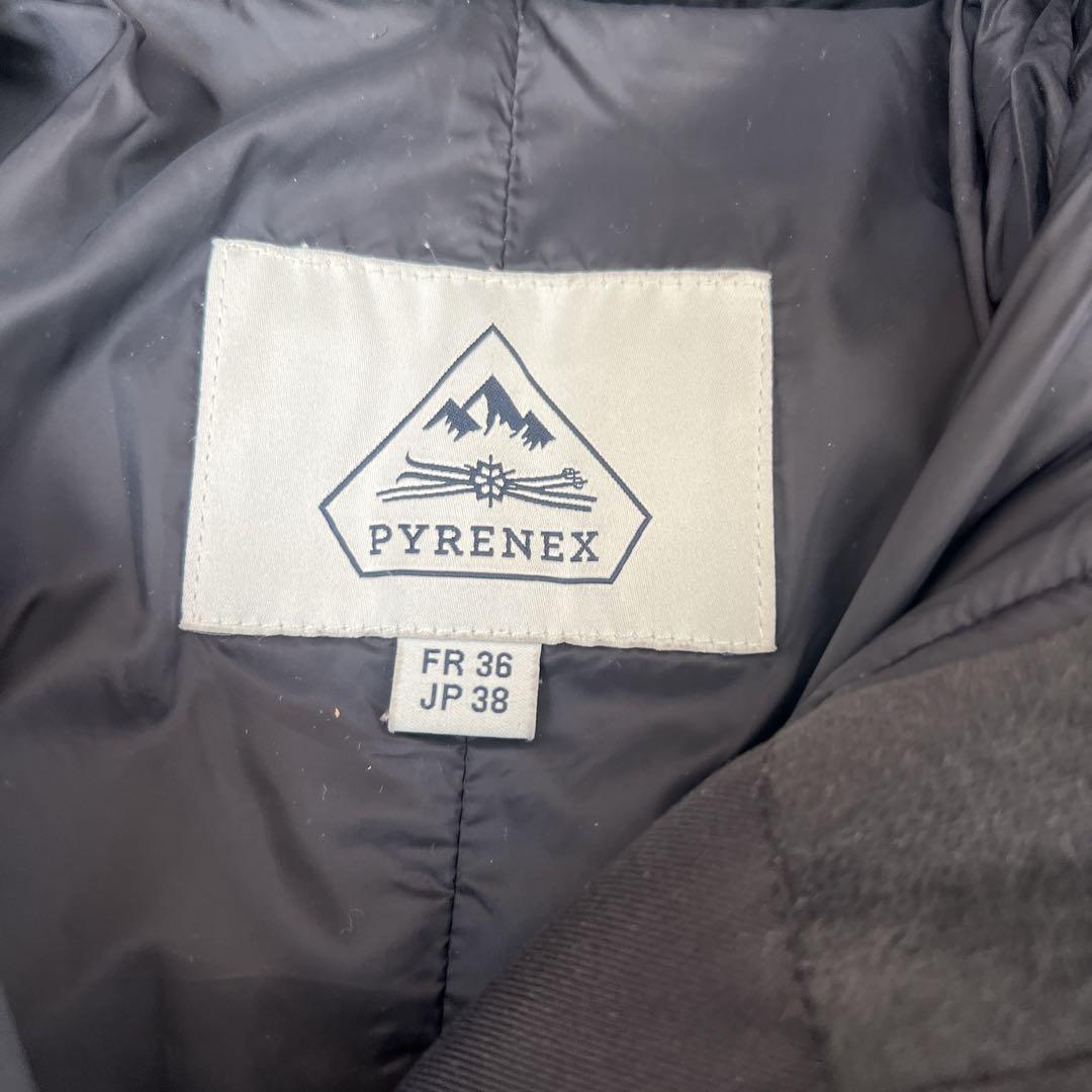 PYRENEX ブラック ダウンジャケット グルノーブル
