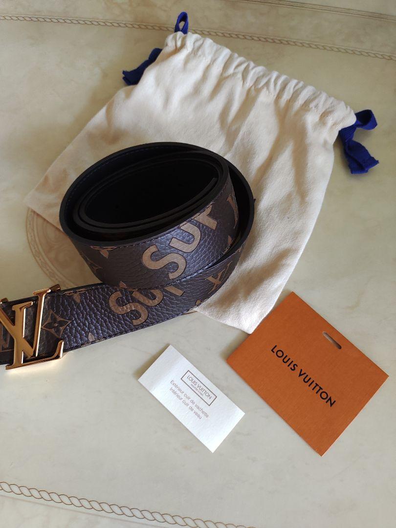 新品未使用supreme LOUIS VUITTON モノグラム レザーベルト