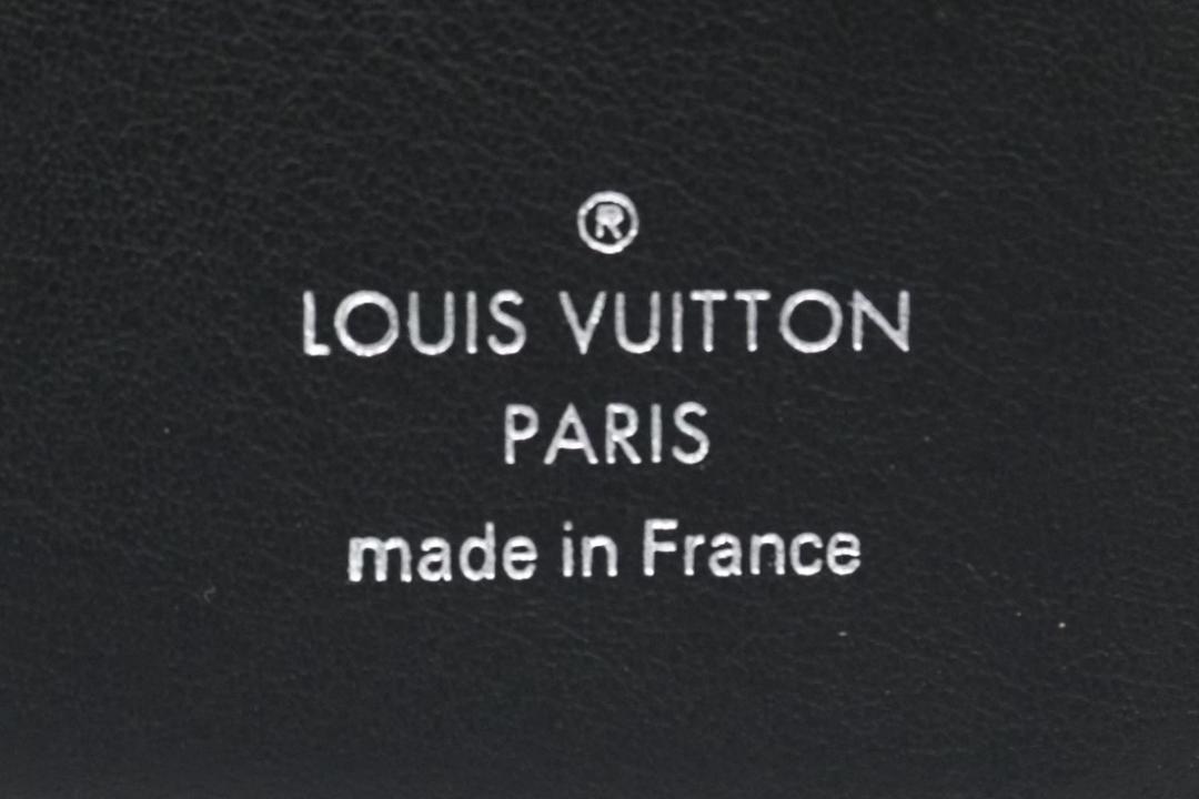 LOUIS VUITTON 三つ折り財布 マヒナ ポルトフォイユ イリスXS 黒 画像8