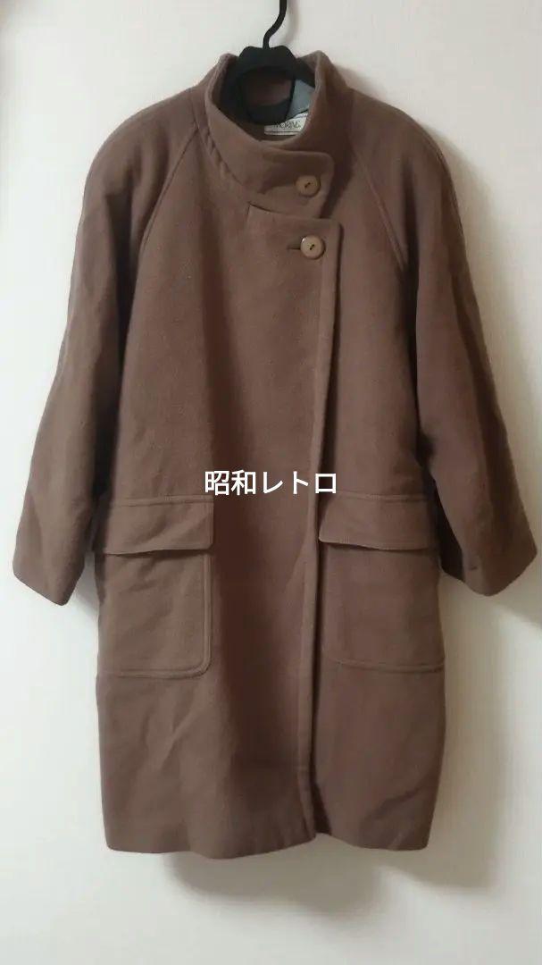 MORINE コート ブラウン 9号 古着 80s 90s
