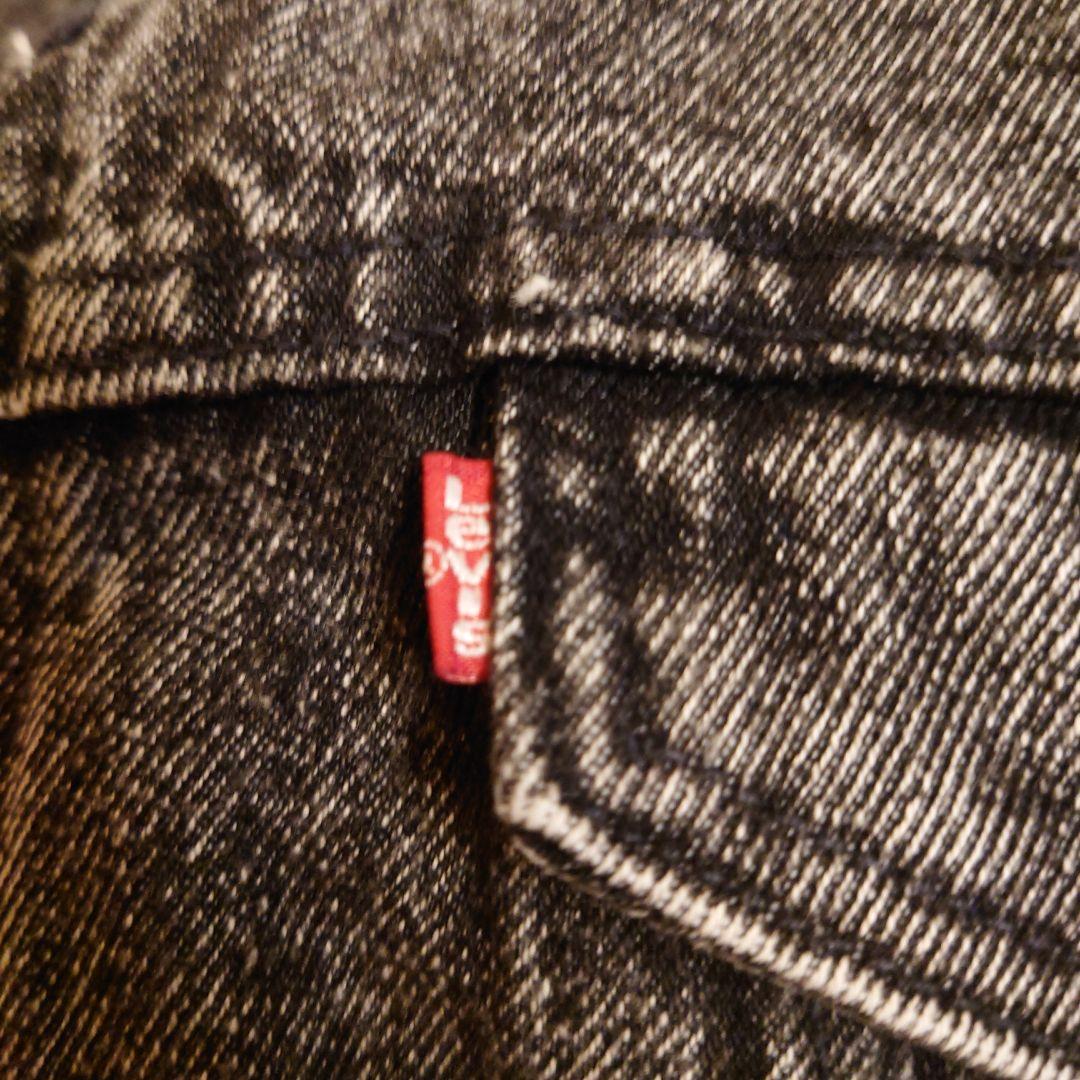 levis 70507 L アメリカ製　ケミカルウォッシュ　ブラック