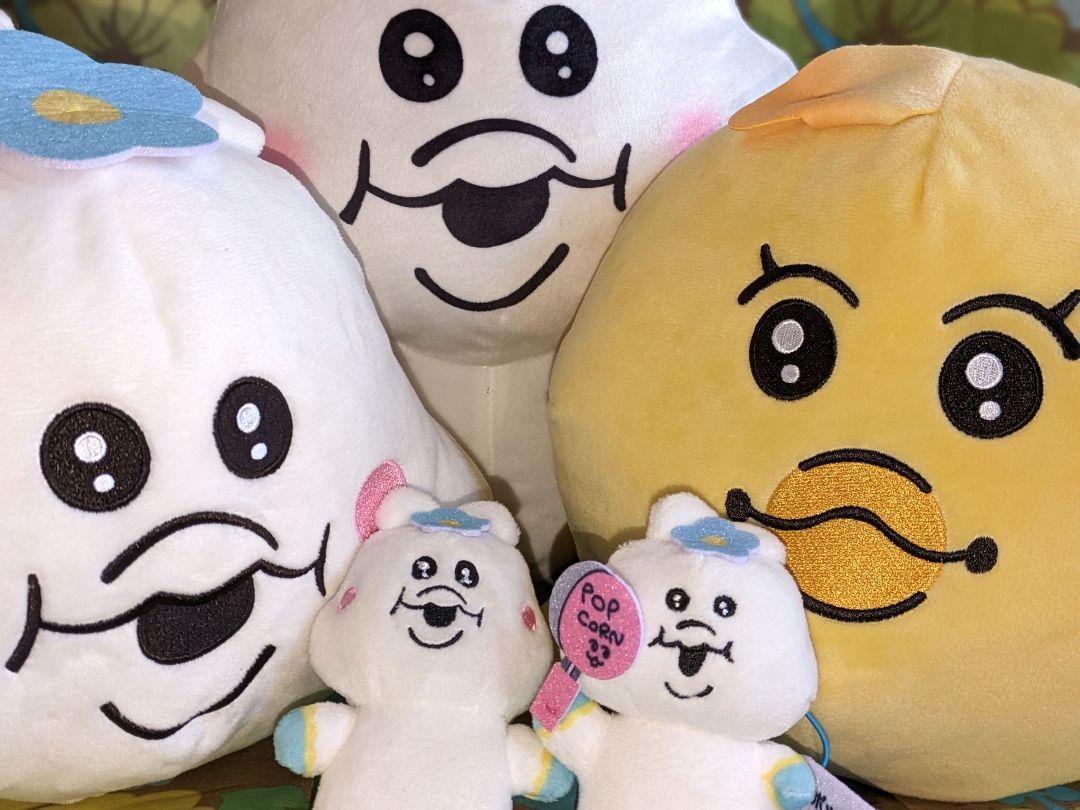♡美品♡んぽちゃむ　ぬいぐるみリュックサック✿寝そべりヌイグルミ♡グッズ♡