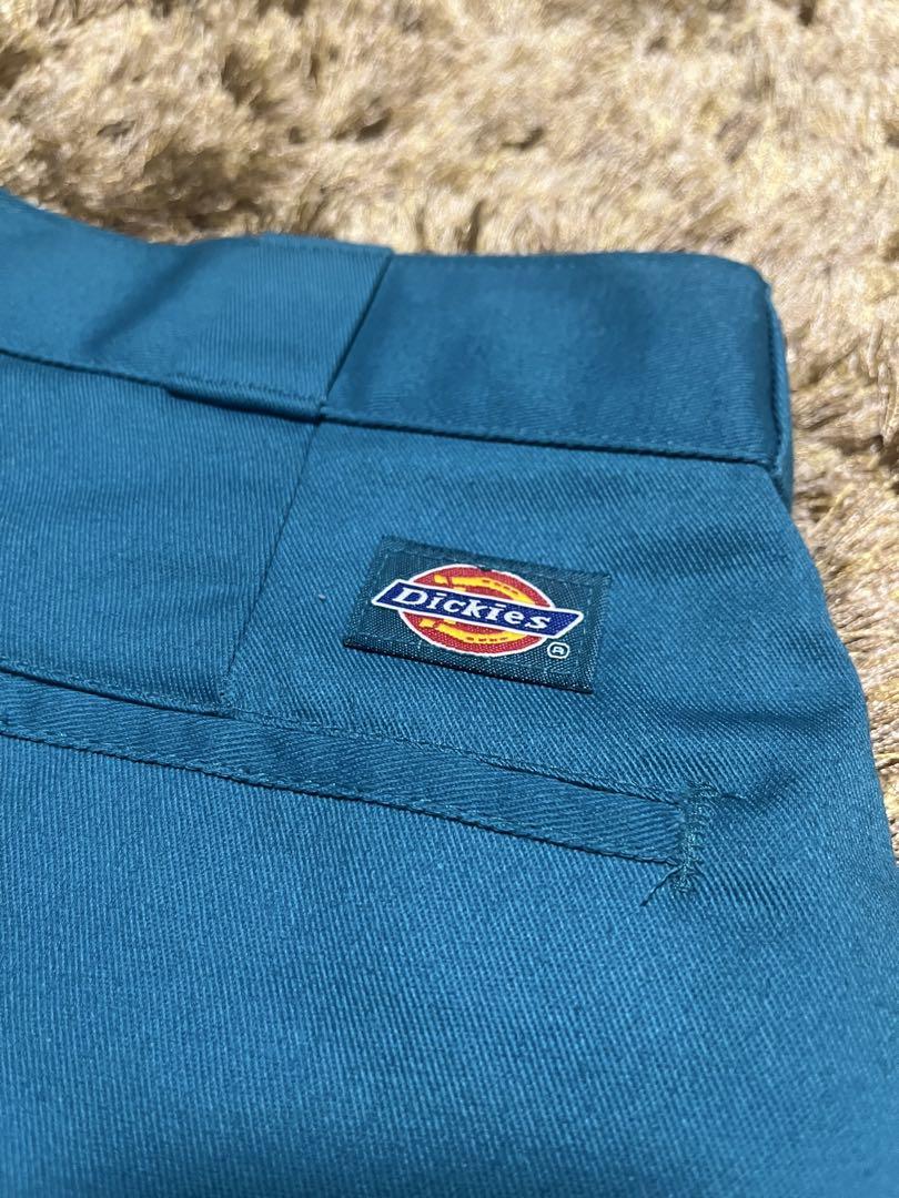 90s USA製 Dickies ワークパンツ 874 ターコイズブルー W34 90s USA製 Dickies ワークパンツ 874 ターコイズブルー W34