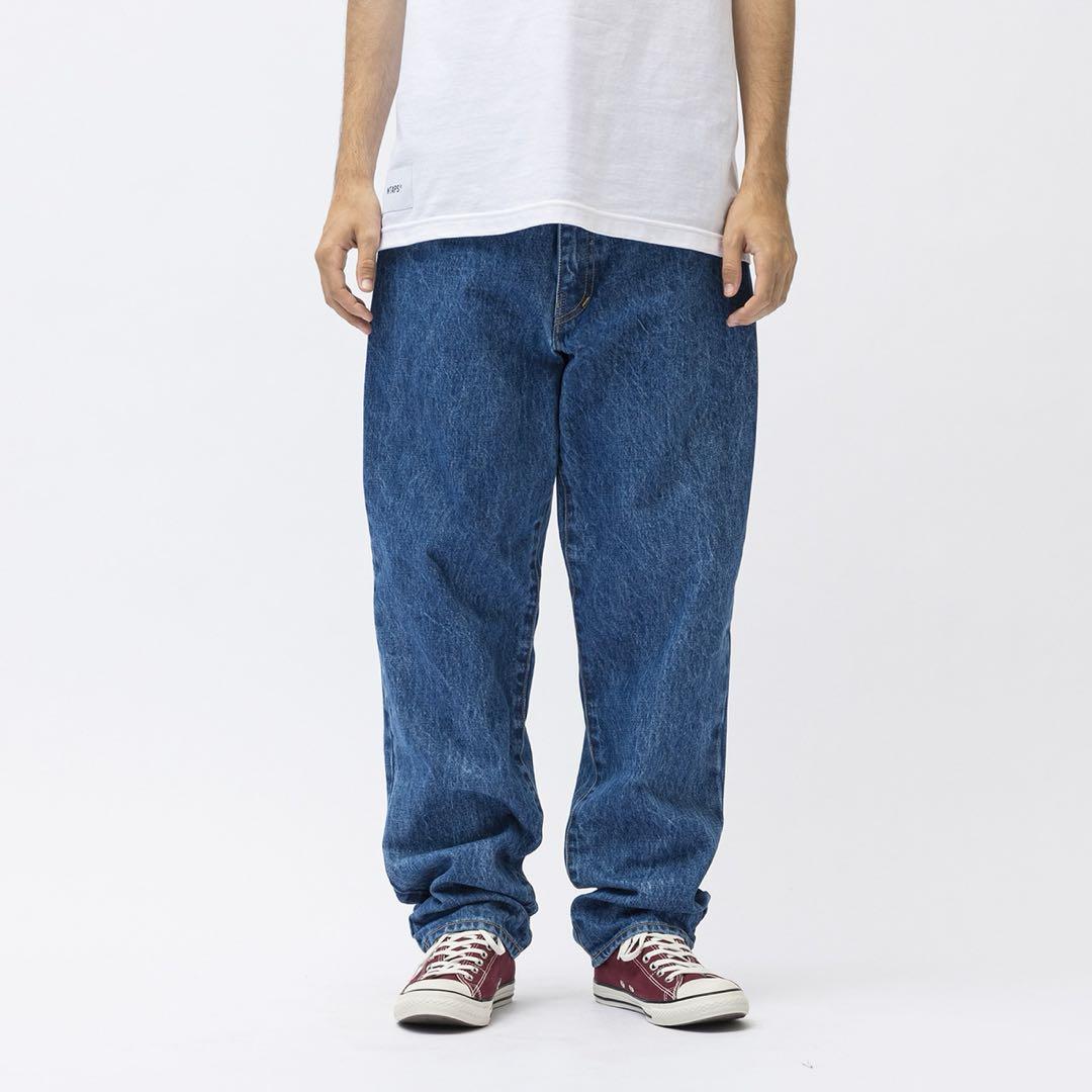 パンツ Wtaps BLUES TAPER TROUSERS DENIM 04 XL