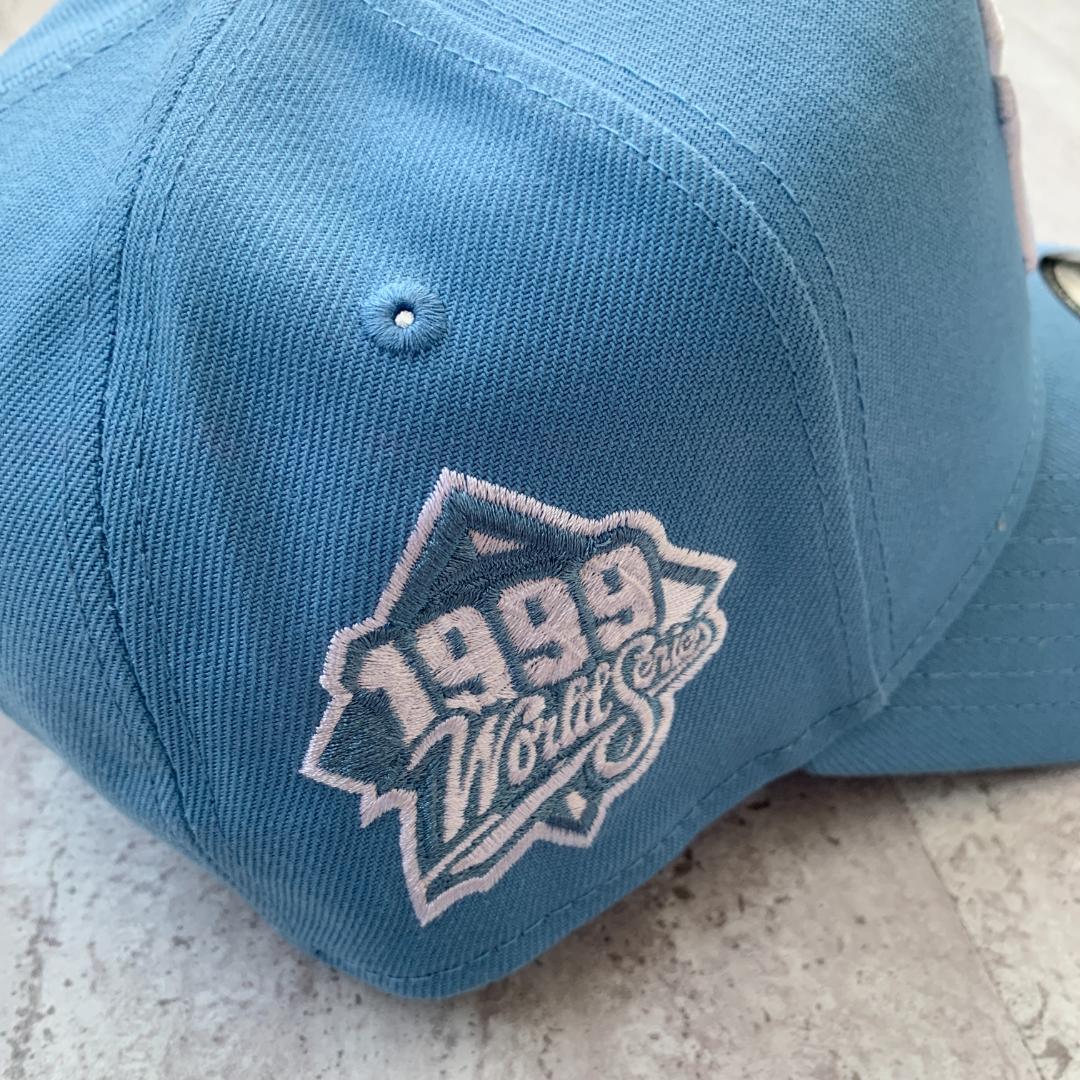 海外限定 New era NY ヤンキース ニューエラ スカイブルー