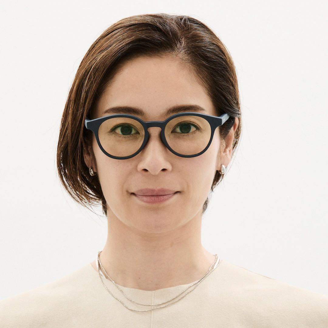 JINS×Snow Peak Rubber SUNGLASSES 藍 調光レンズ