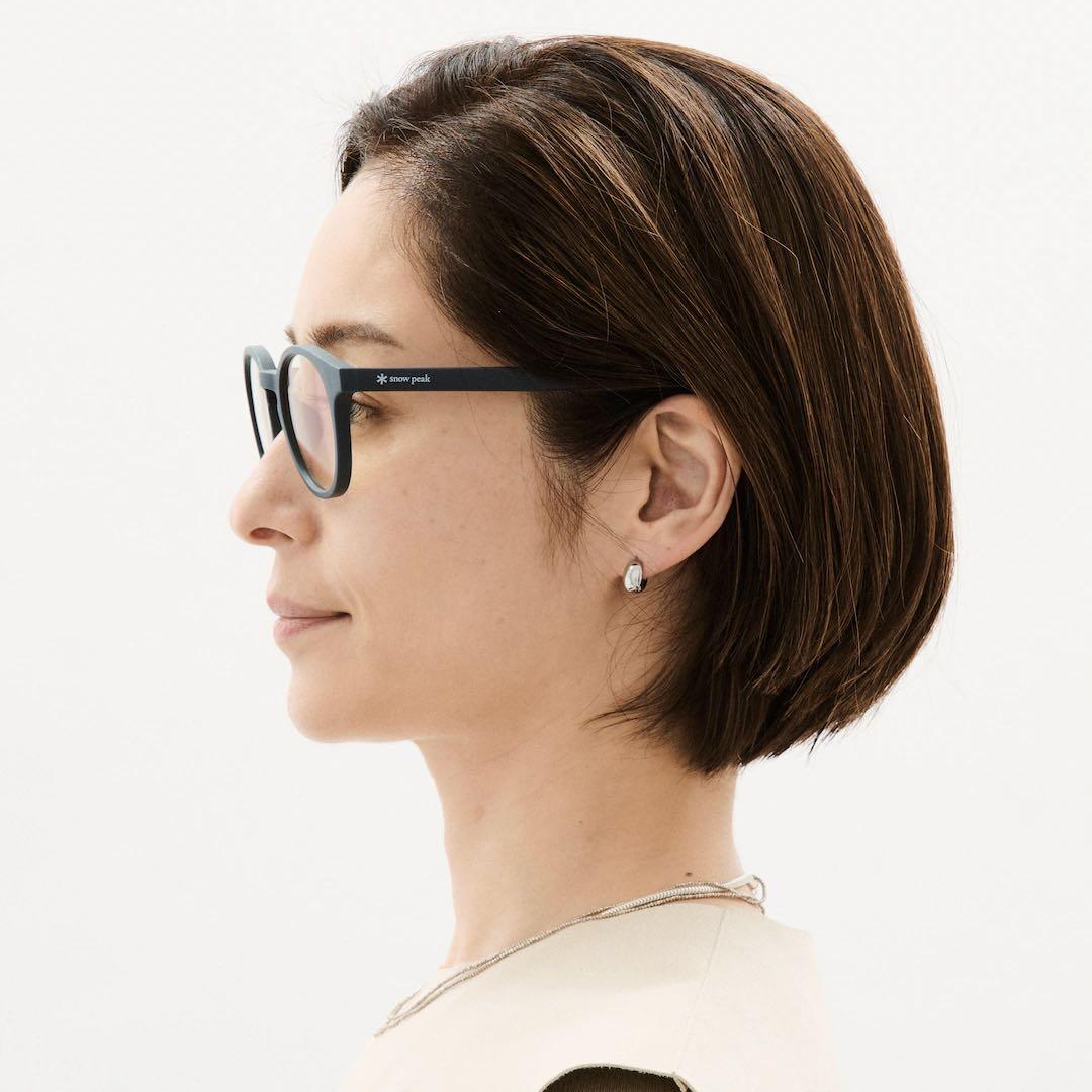 JINS×Snow Peak Rubber SUNGLASSES 藍 調光レンズ