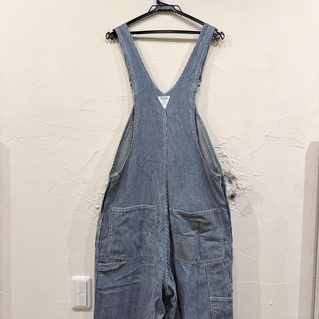 激レア70s★OSHKOSH オシュコシュ ヒッコリーオーバーオール デニム 画像10