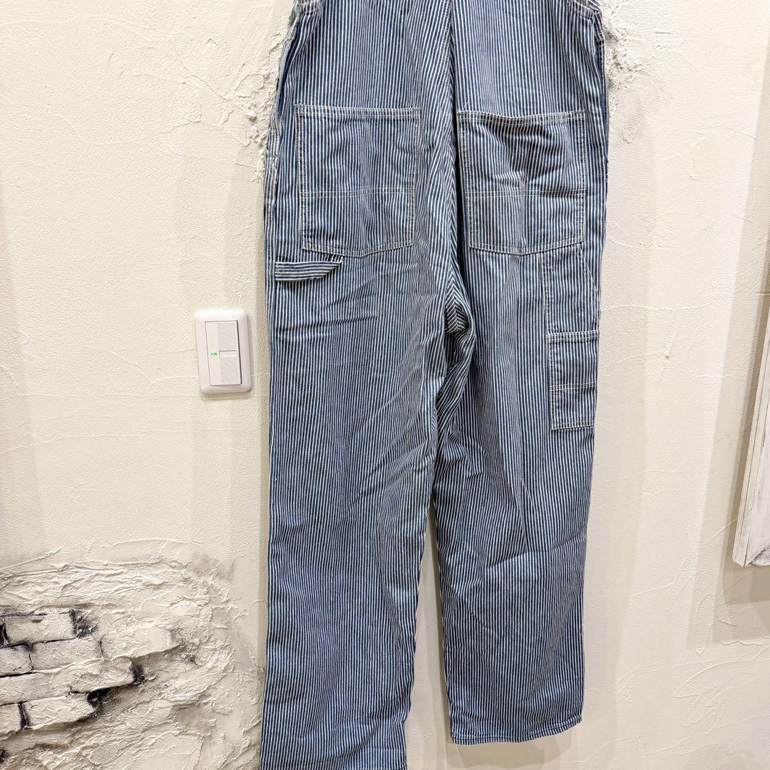 激レア70s★OSHKOSH オシュコシュ ヒッコリーオーバーオール デニム 画像15