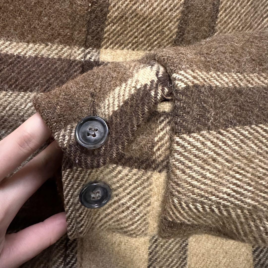 woolrich チェックジップアウター