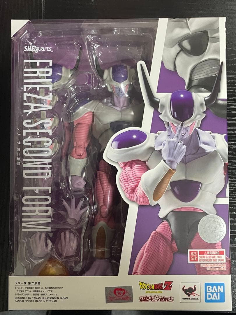 新品本物 s.h.figuarts フリーザ第二形態 コミック/アニメ